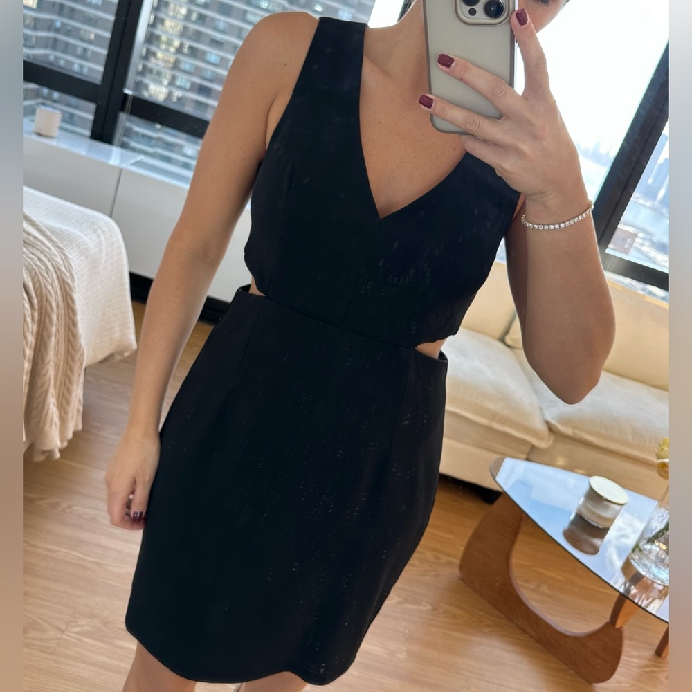 Lulu's Chic Black Cutout Dress
